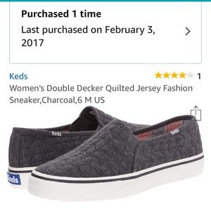 Keds double decker quilted slip on
